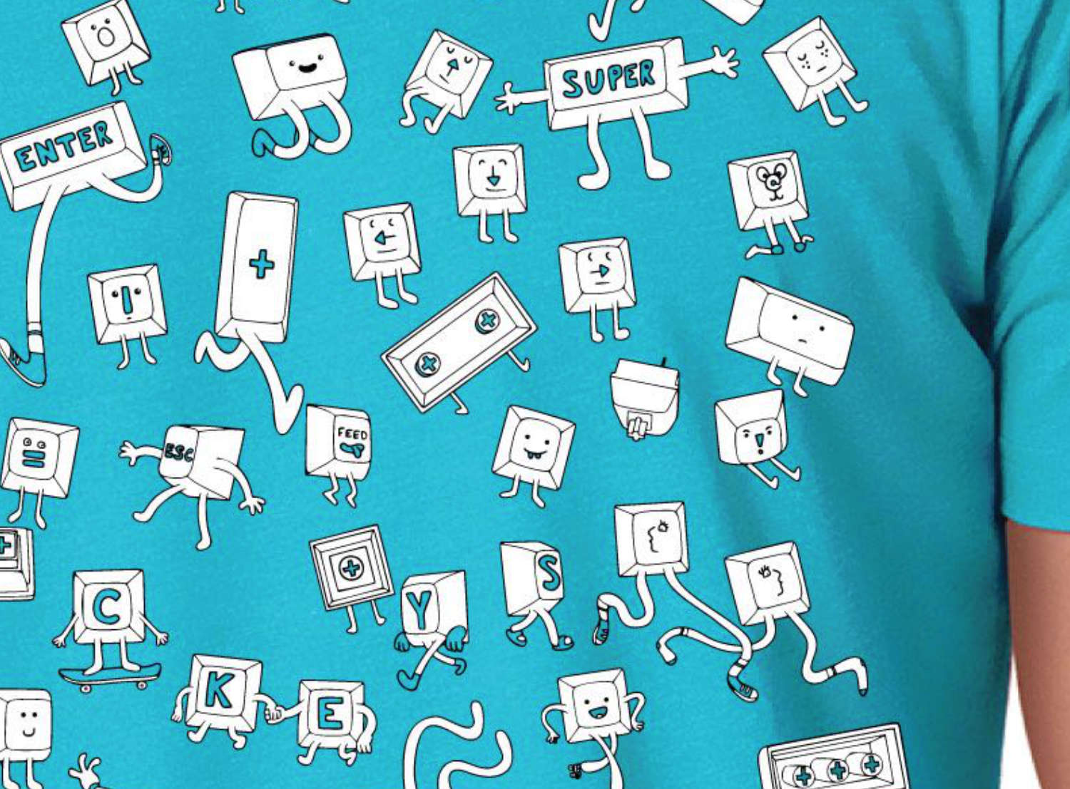 Summer meetup t-shirt design featuring Keyple